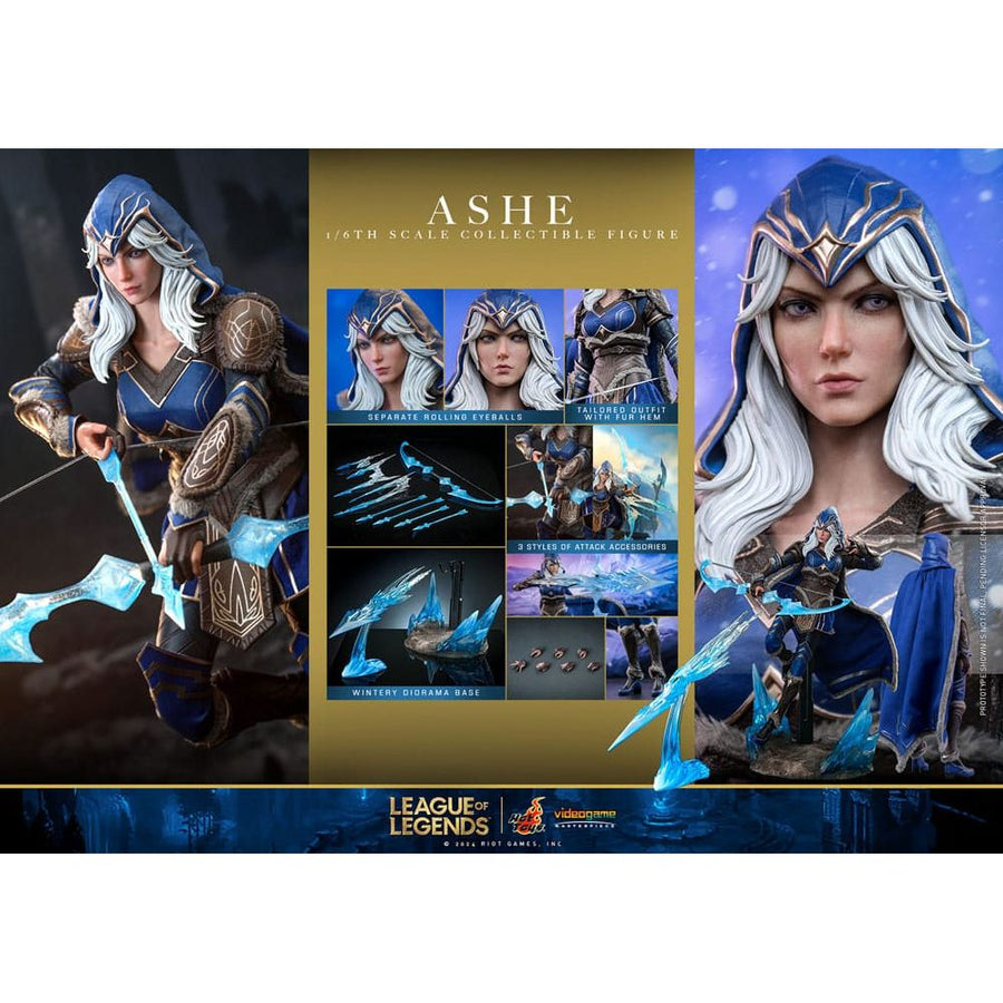 League of Legends Video Game Masterpiece Action Figure 1/6 Ashe 28 cm - The Happy Toy Store
