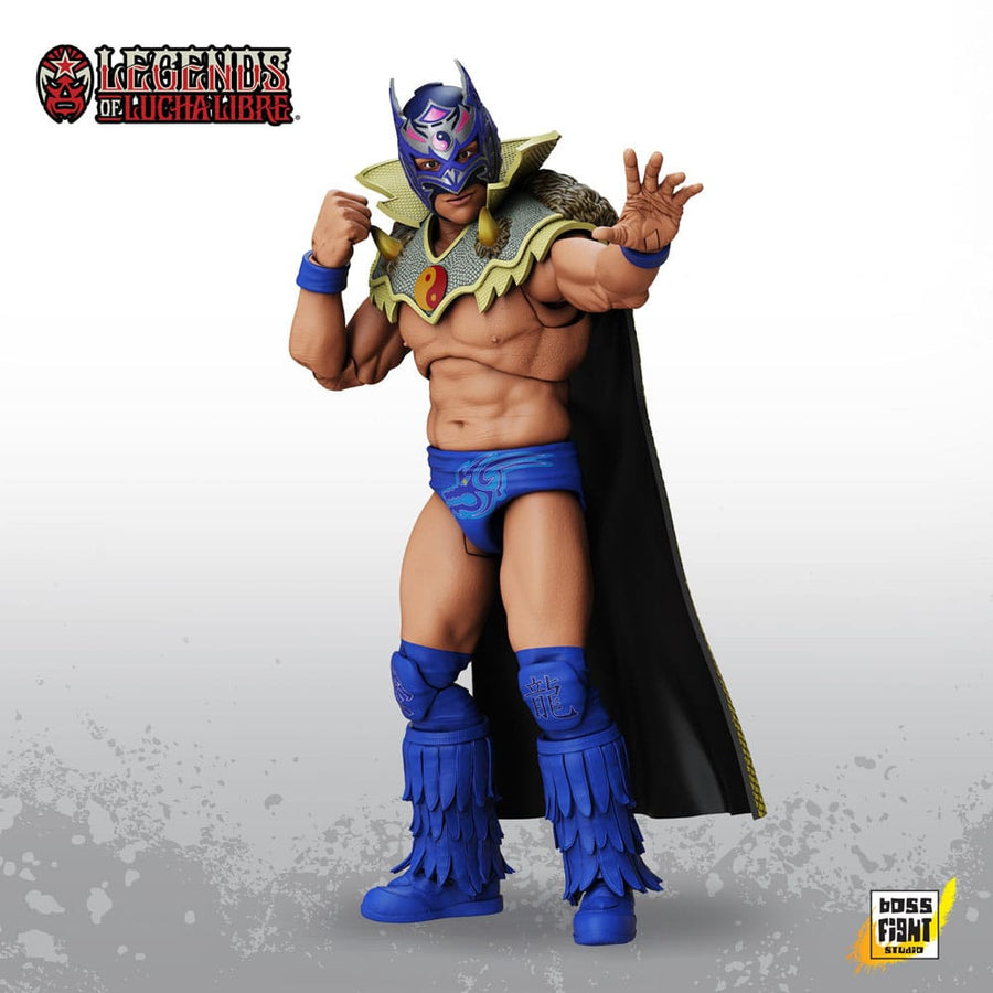 Legends of Lucha Libre Action Figure 1/12 Dragon Lee - The Happy Toy Store