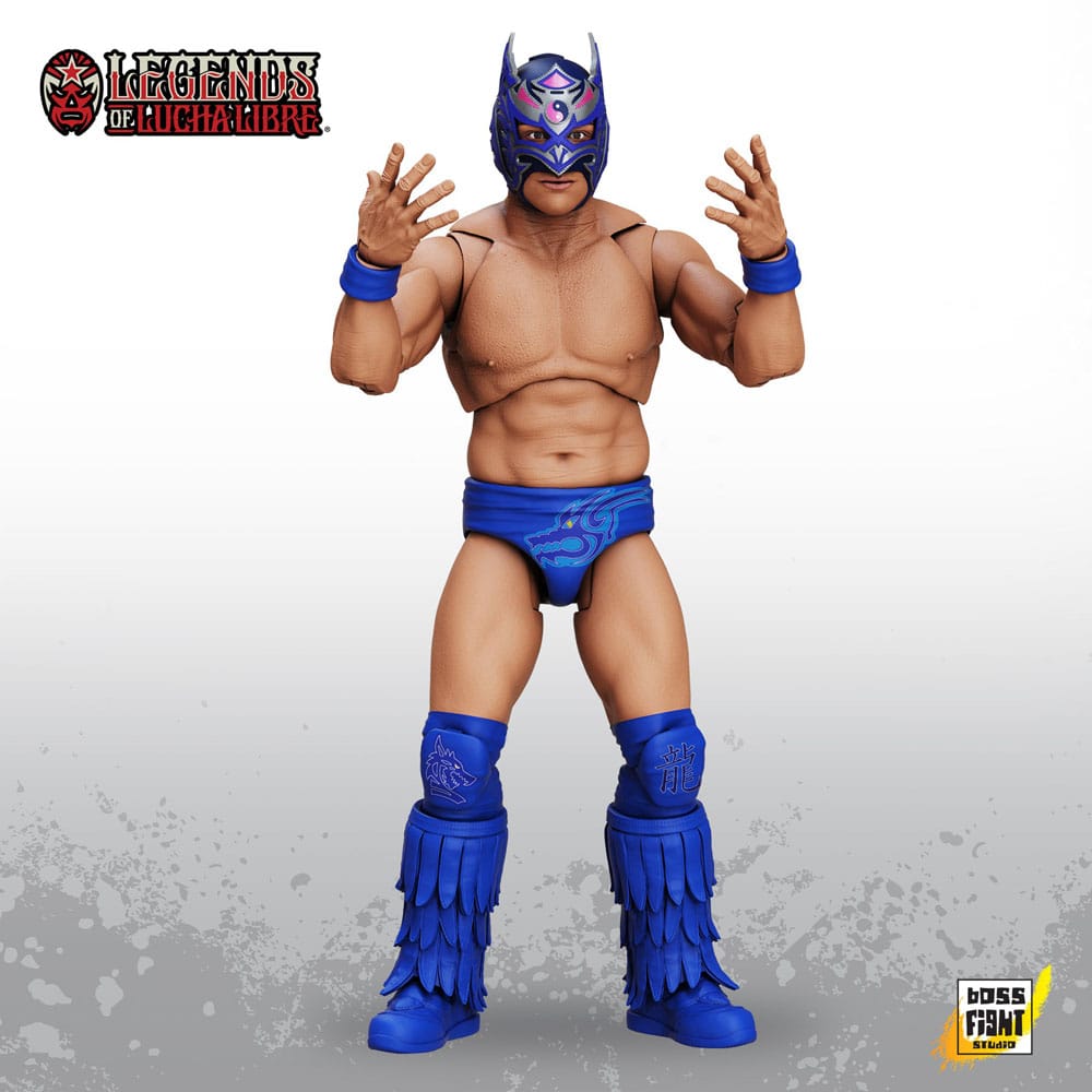 Legends of Lucha Libre Action Figure 1/12 Dragon Lee - The Happy Toy Store