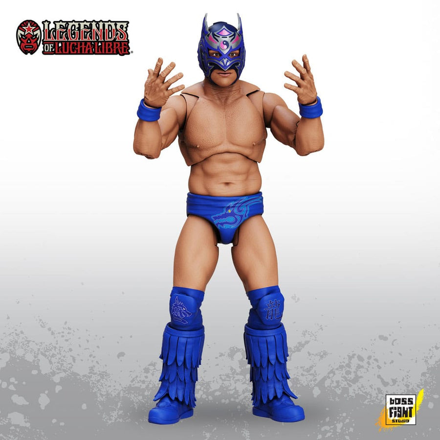 Legends of Lucha Libre Action Figure 1/12 Dragon Lee - The Happy Toy Store