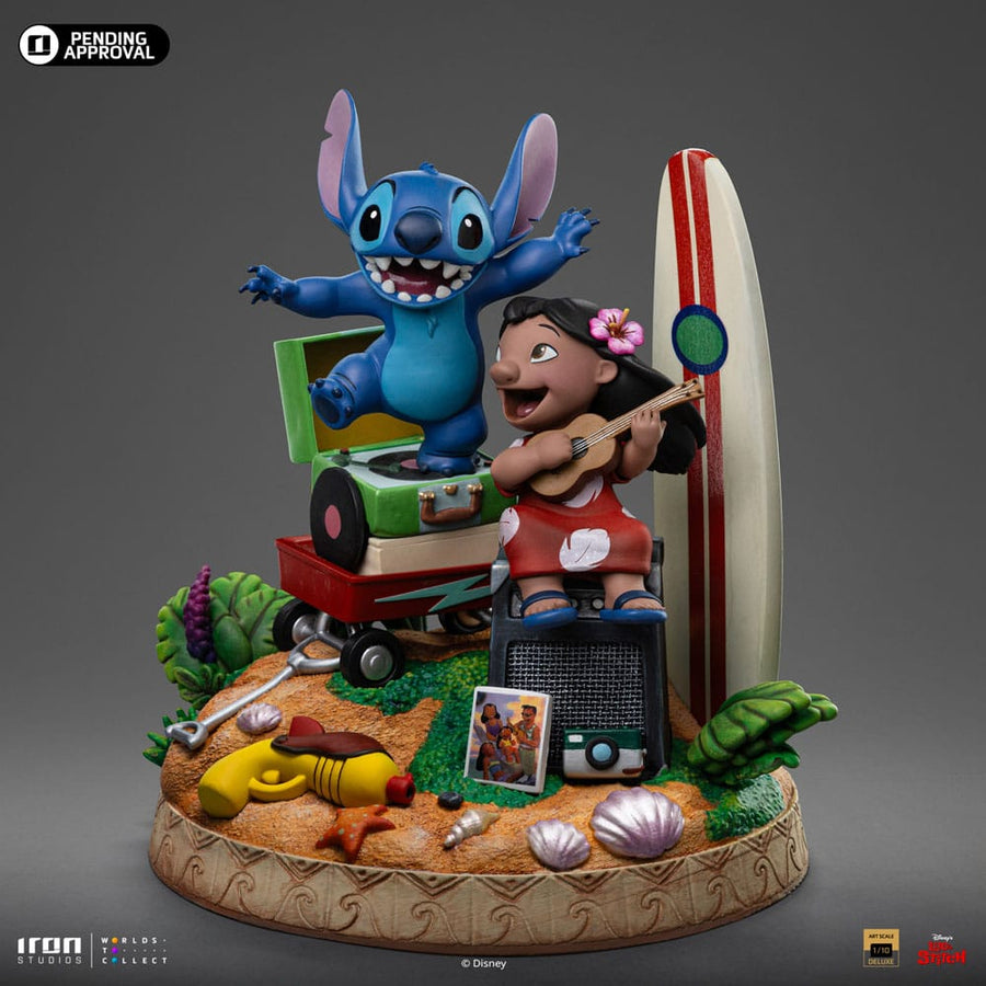 Lilo & Stitch Deluxe Art Scale Statue 1/10 Lilo & Stitch 20 cm - The Happy Toy Store