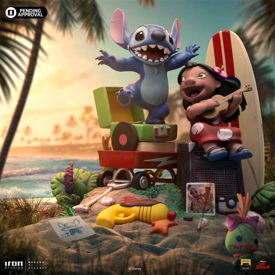 Lilo & Stitch Deluxe Art Scale Statue 1/10 Lilo & Stitch 20 cm - The Happy Toy Store