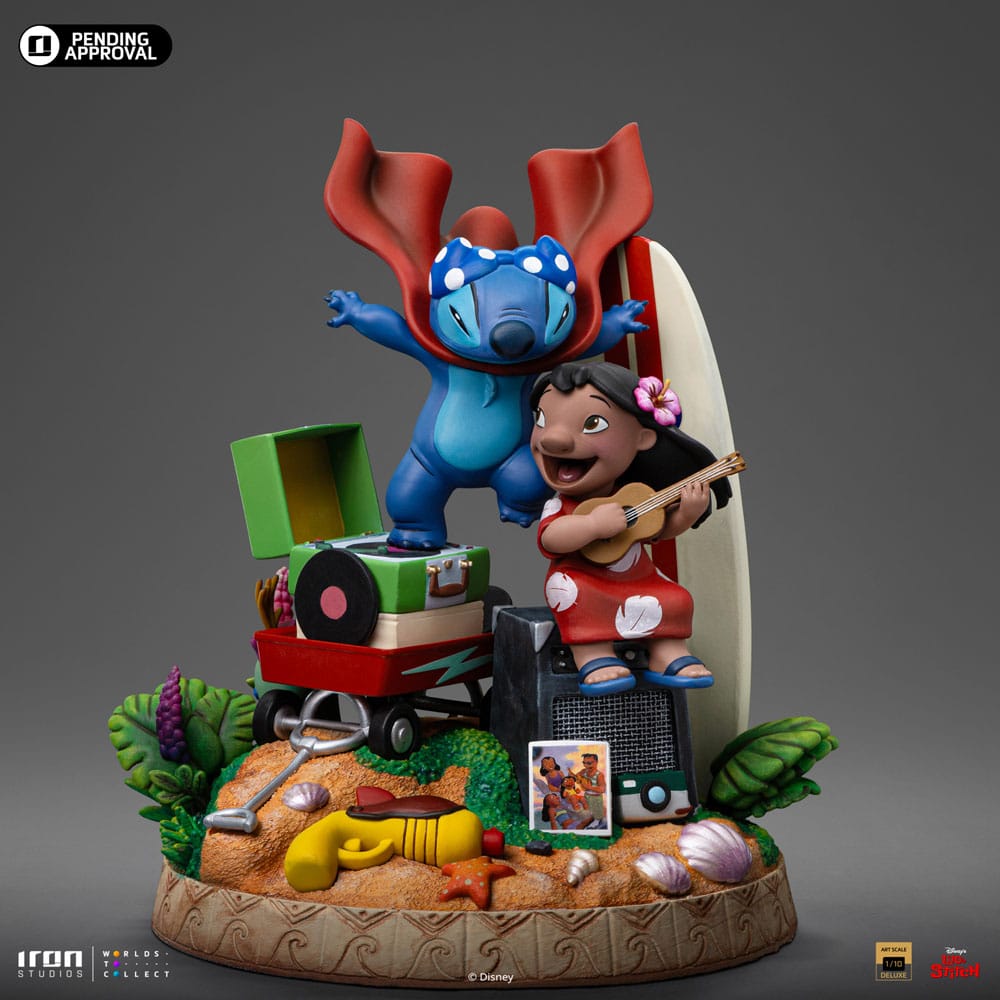 Lilo & Stitch Deluxe Art Scale Statue 1/10 Lilo & Stitch 20 cm - The Happy Toy Store