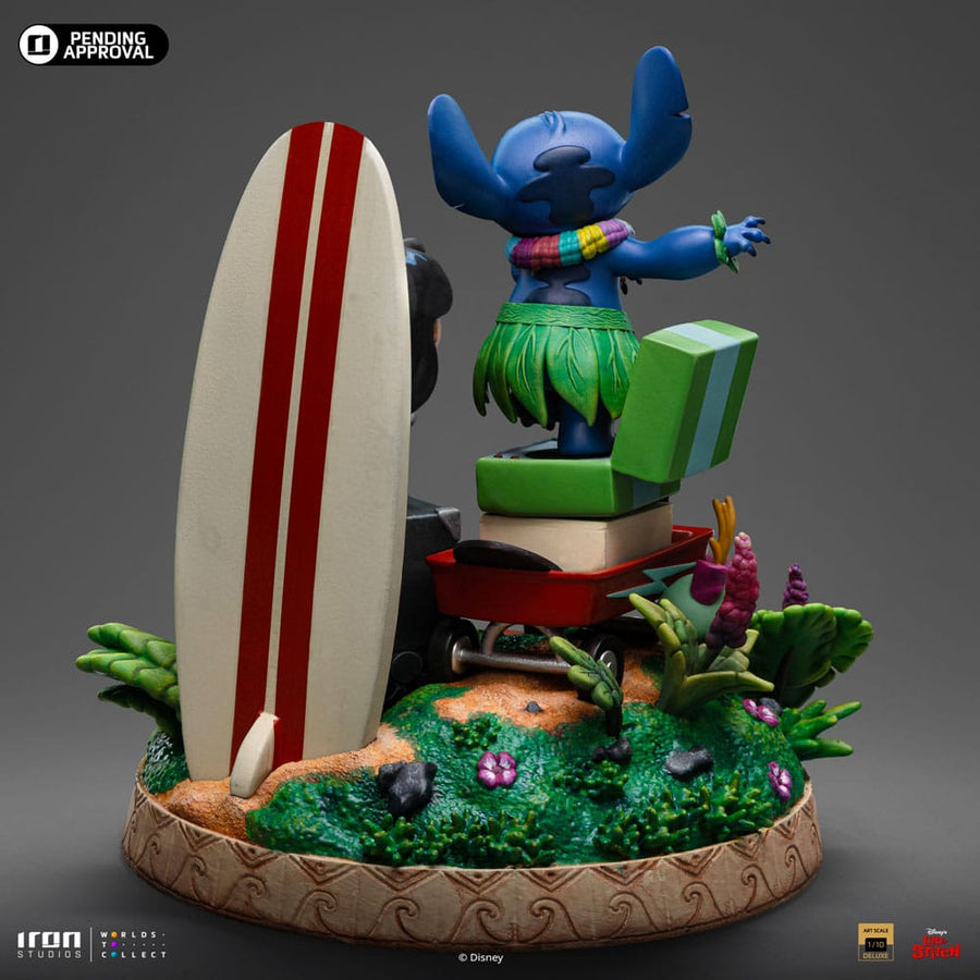 Lilo & Stitch Deluxe Art Scale Statue 1/10 Lilo & Stitch 20 cm - The Happy Toy Store