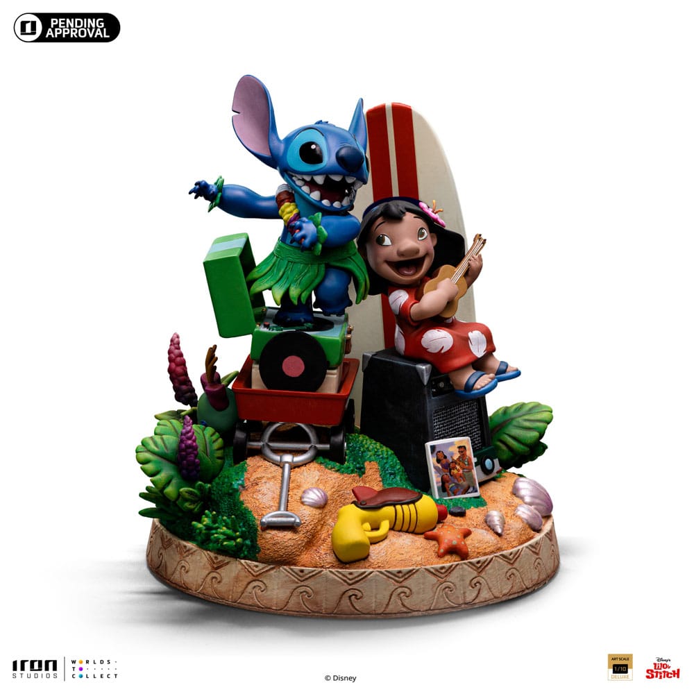 Lilo & Stitch Deluxe Art Scale Statue 1/10 Lilo & Stitch 20 cm - The Happy Toy Store
