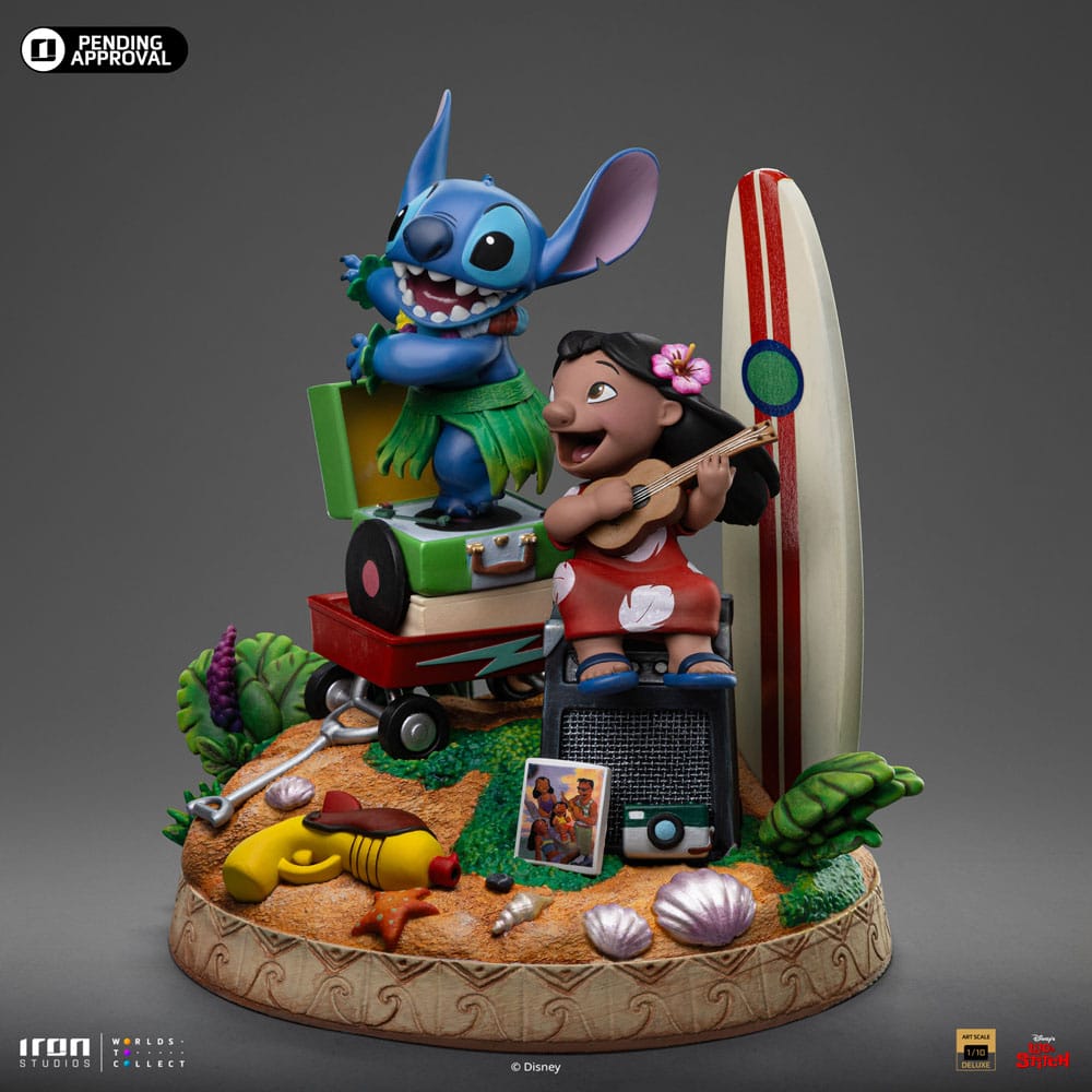 Lilo & Stitch Deluxe Art Scale Statue 1/10 Lilo & Stitch 20 cm - The Happy Toy Store