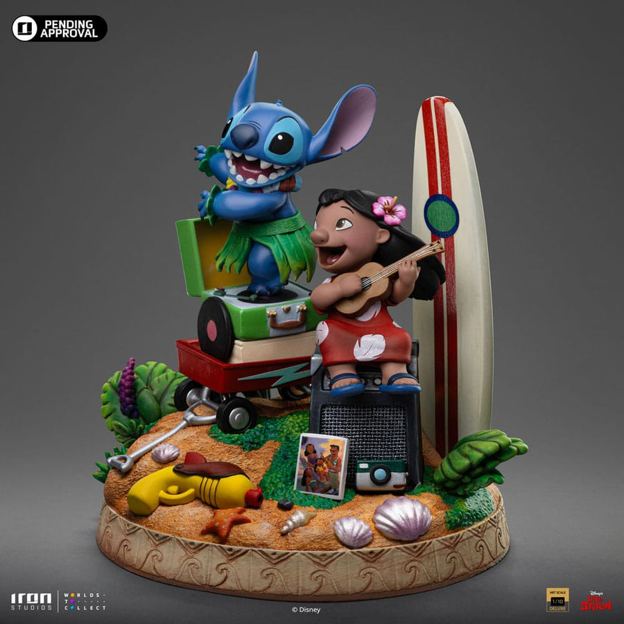 Lilo & Stitch Deluxe Art Scale Statue 1/10 Lilo & Stitch 20 cm - The Happy Toy Store