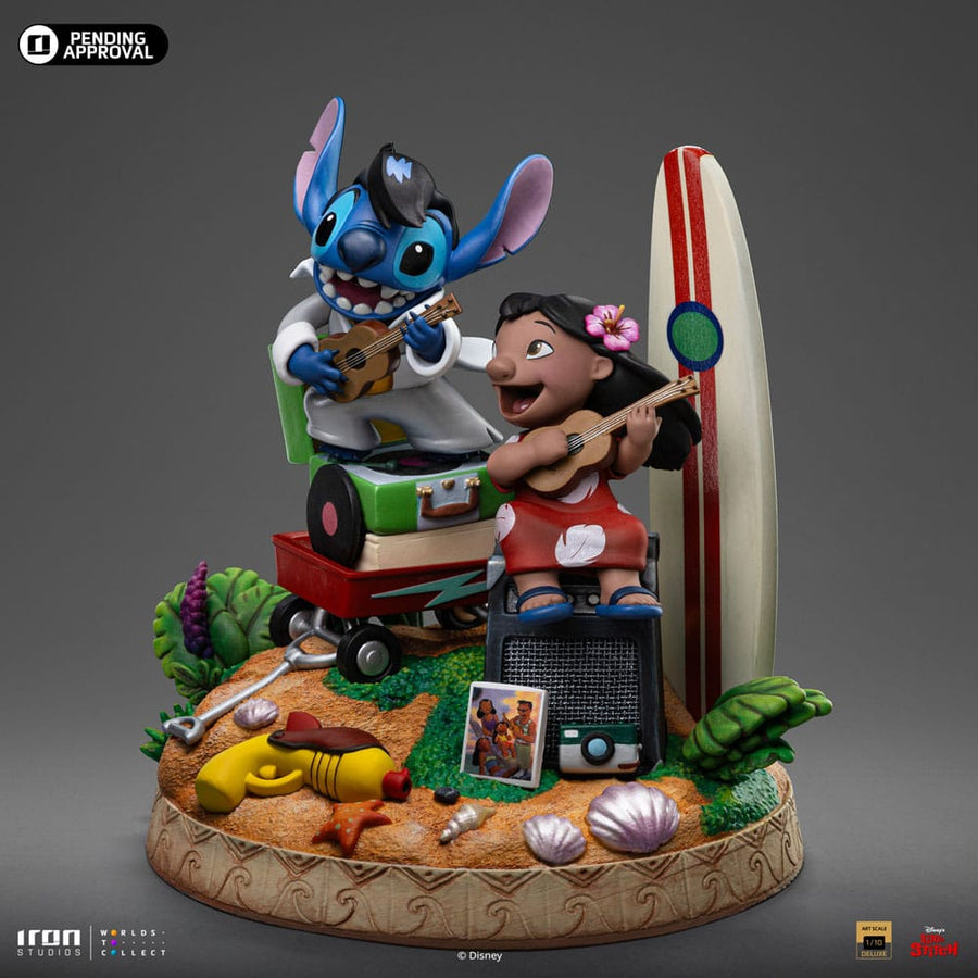 Lilo & Stitch Deluxe Art Scale Statue 1/10 Lilo & Stitch 20 cm - The Happy Toy Store