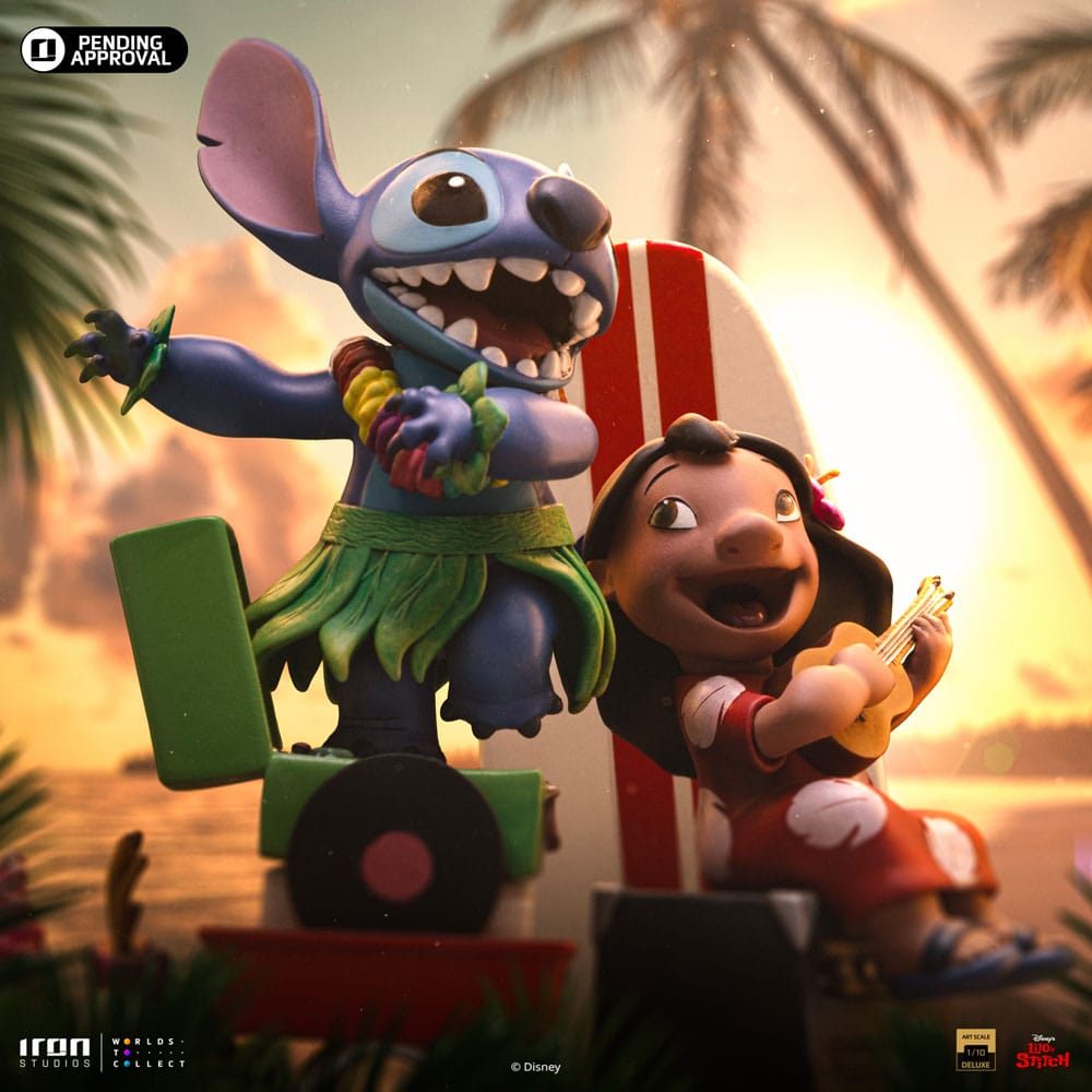Lilo & Stitch Deluxe Art Scale Statue 1/10 Lilo & Stitch 20 cm - The Happy Toy Store