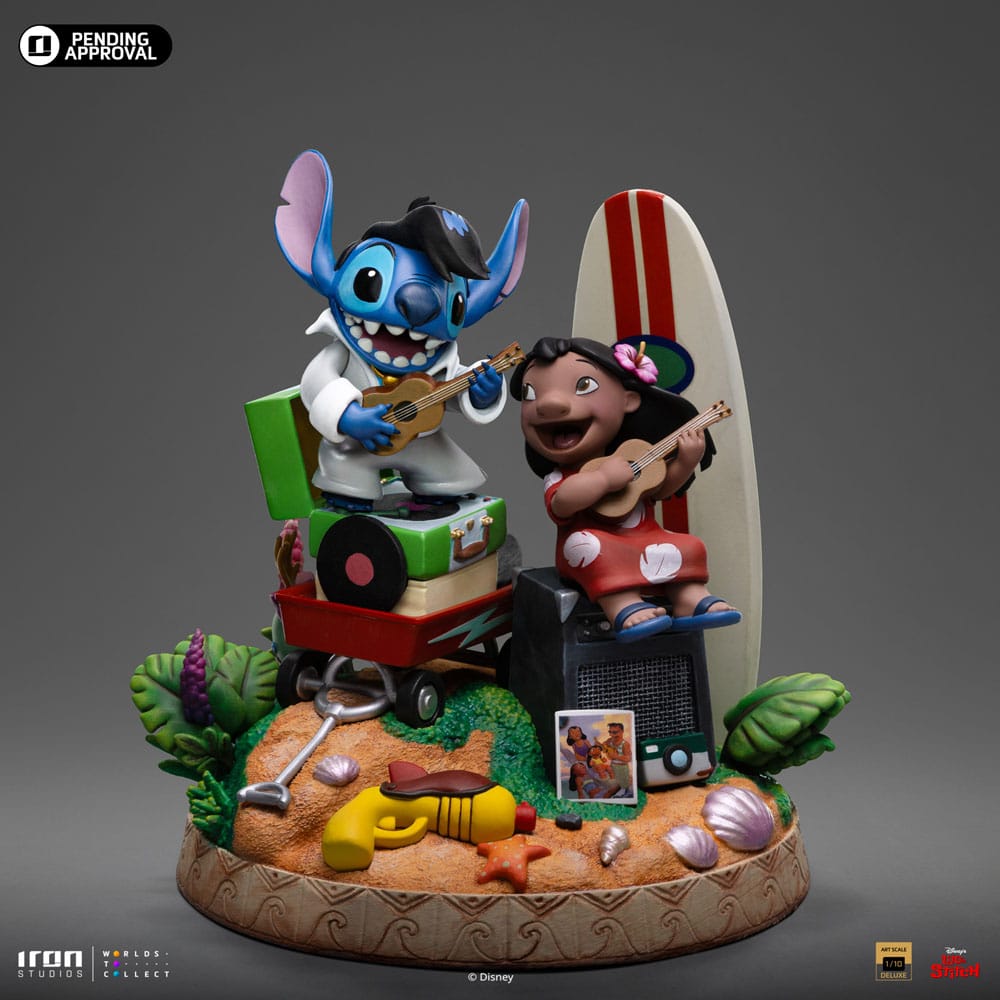 Lilo & Stitch Deluxe Art Scale Statue 1/10 Lilo & Stitch 20 cm - The Happy Toy Store