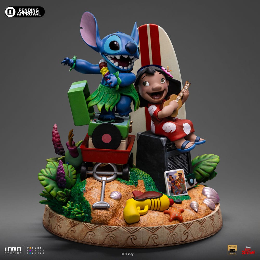 Lilo & Stitch Deluxe Art Scale Statue 1/10 Lilo & Stitch 20 cm - The Happy Toy Store