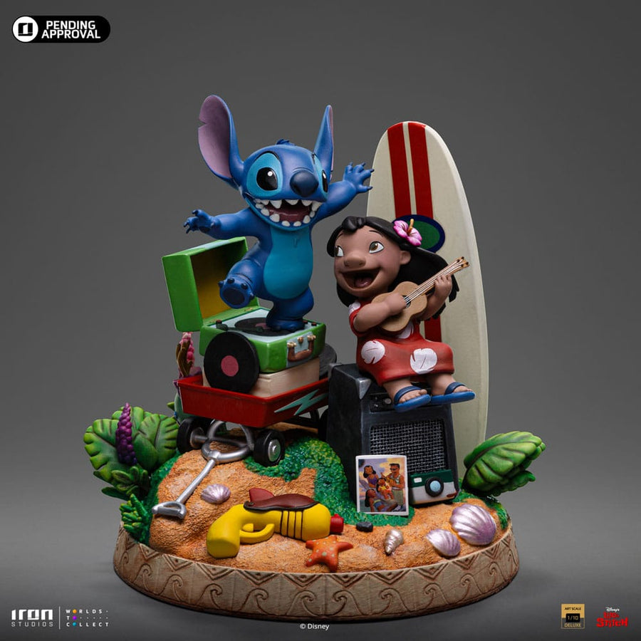 Lilo & Stitch Deluxe Art Scale Statue 1/10 Lilo & Stitch 20 cm - The Happy Toy Store