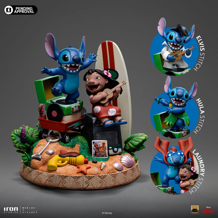 Lilo & Stitch Deluxe Art Scale Statue 1/10 Lilo & Stitch 20 cm - The Happy Toy Store