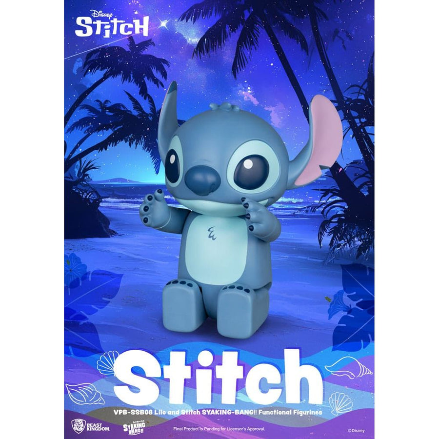Lilo & Stitch Syaing Bang Vinyl Bank Stitch 30 cm - The Happy Toy Store