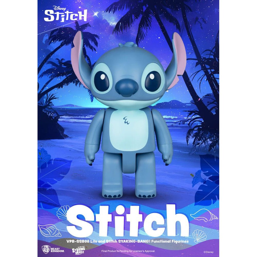 Lilo & Stitch Syaing Bang Vinyl Bank Stitch 30 cm - The Happy Toy Store