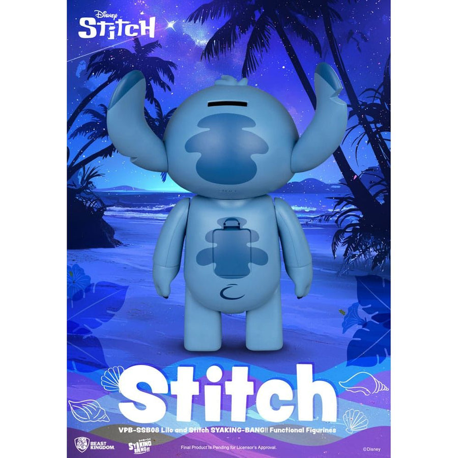 Lilo & Stitch Syaing Bang Vinyl Bank Stitch 30 cm - The Happy Toy Store