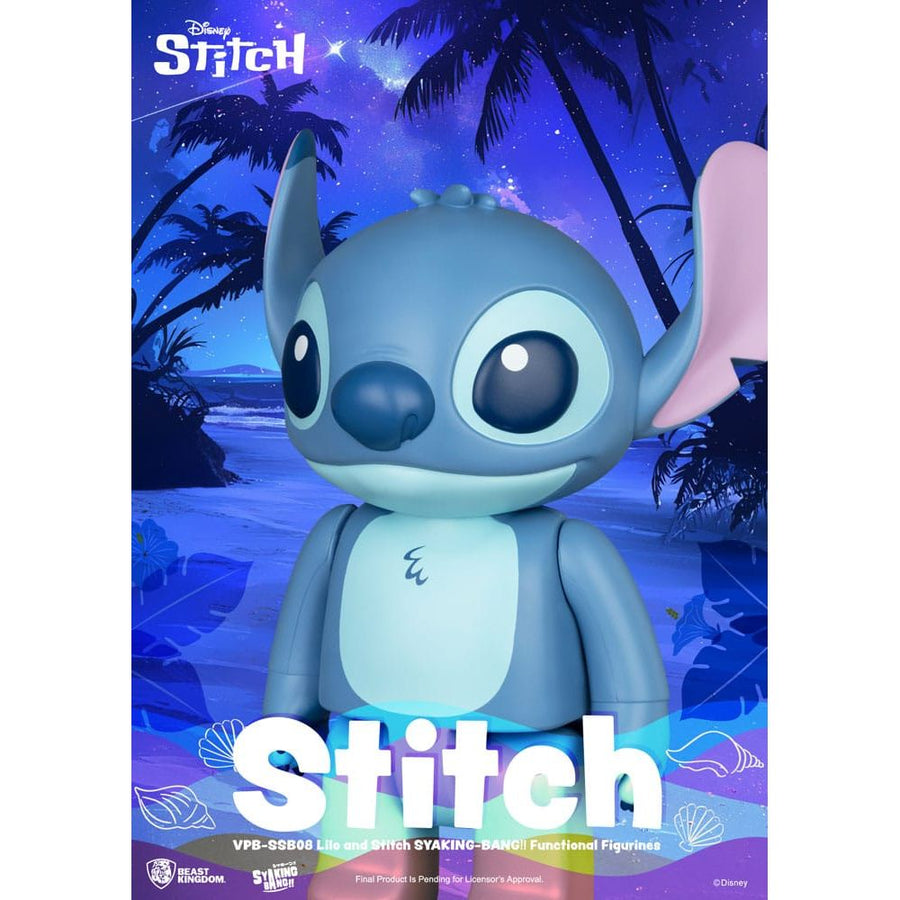 Lilo & Stitch Syaing Bang Vinyl Bank Stitch 30 cm - The Happy Toy Store