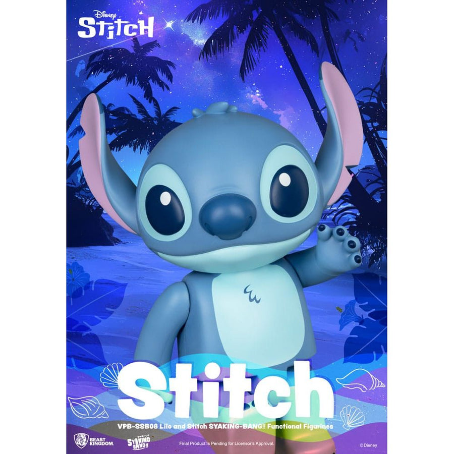 Lilo & Stitch Syaing Bang Vinyl Bank Stitch 30 cm - The Happy Toy Store
