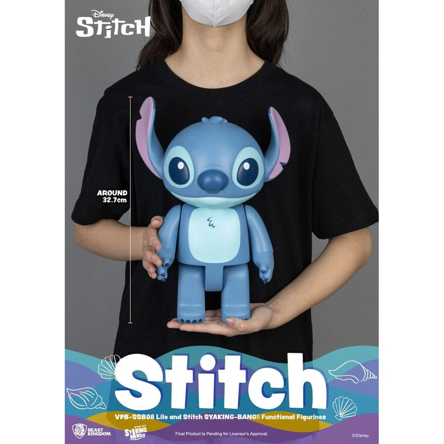 Lilo & Stitch Syaing Bang Vinyl Bank Stitch 30 cm - The Happy Toy Store