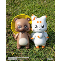 Little Fox with Two Tails Vinyl Figure Chibi Creature Tenko 15 cm - The Happy Toy Store