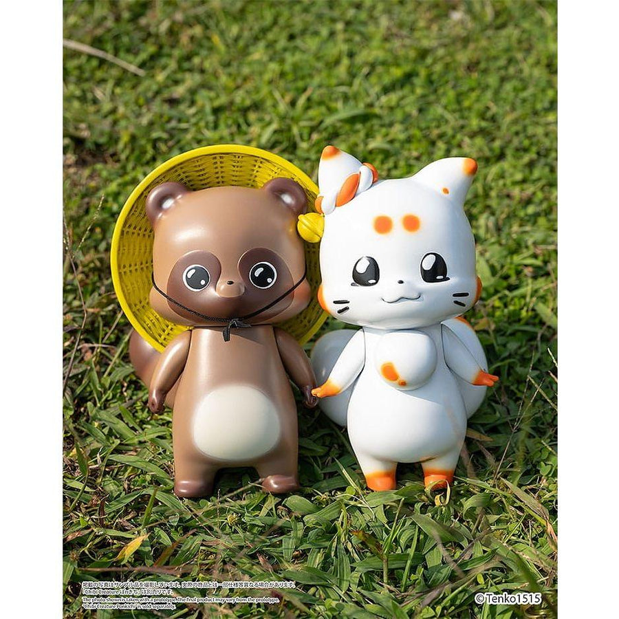 Little Fox with Two Tails Vinyl Figure Chibi Creature Tenko 15 cm - The Happy Toy Store