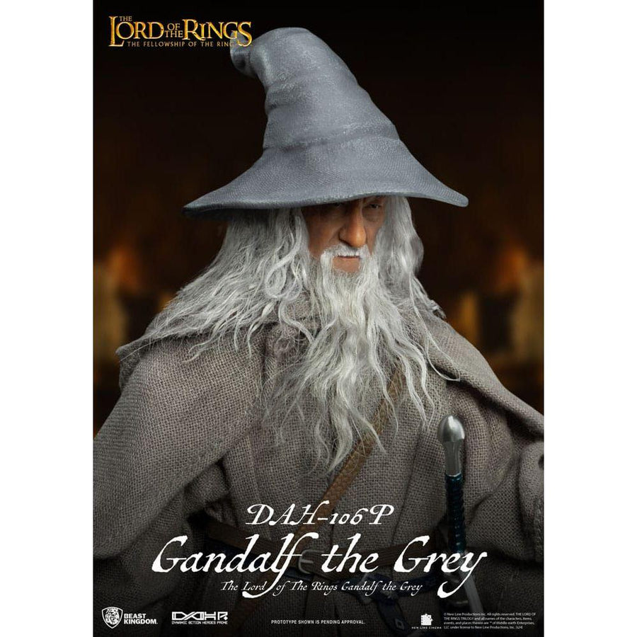 Lord of the Rings Dynamic 8ction Heroes Action Figure 1/9 Gandalf the Grey 21 cm - The Happy Toy Store