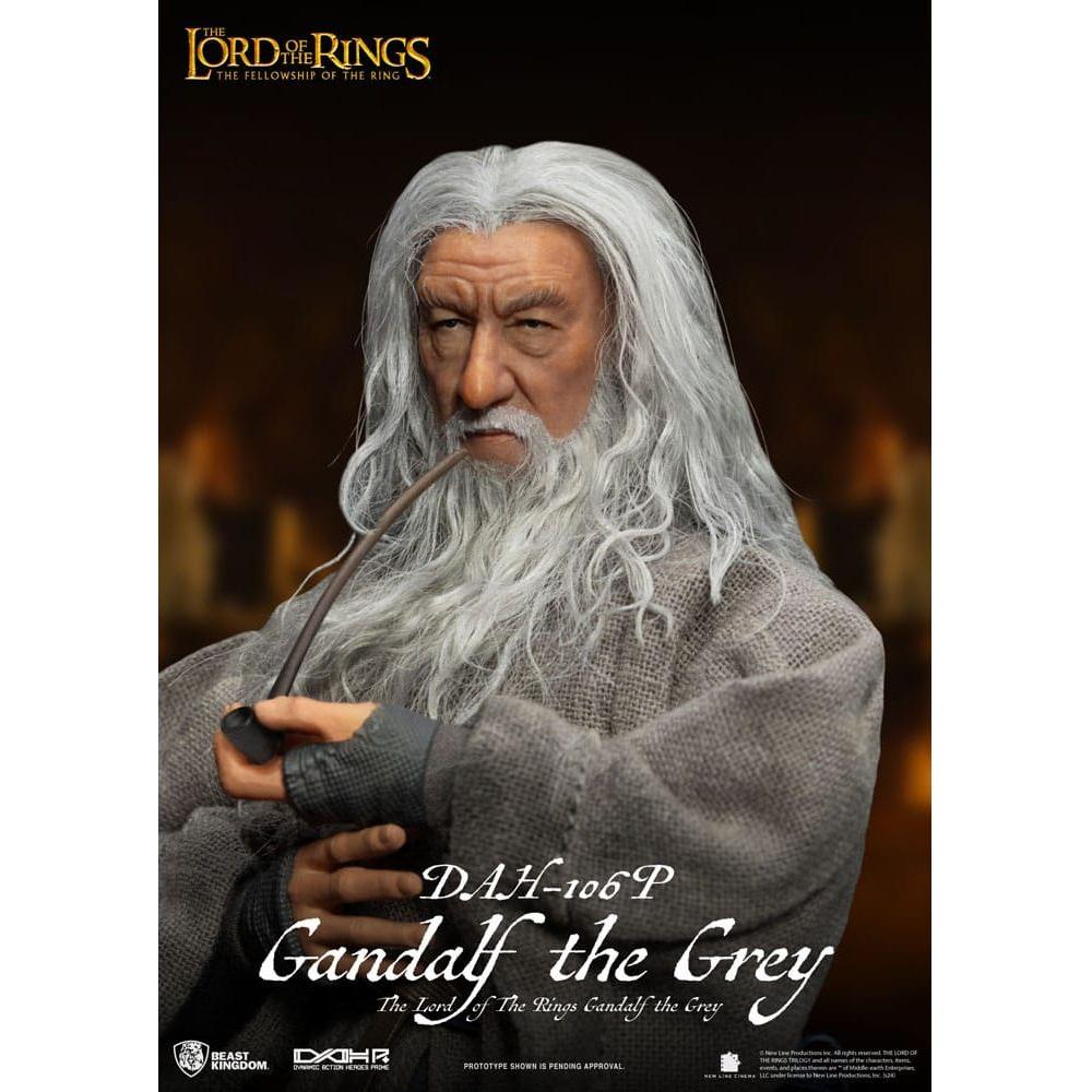 Lord of the Rings Dynamic 8ction Heroes Action Figure 1/9 Gandalf the Grey 21 cm - The Happy Toy Store
