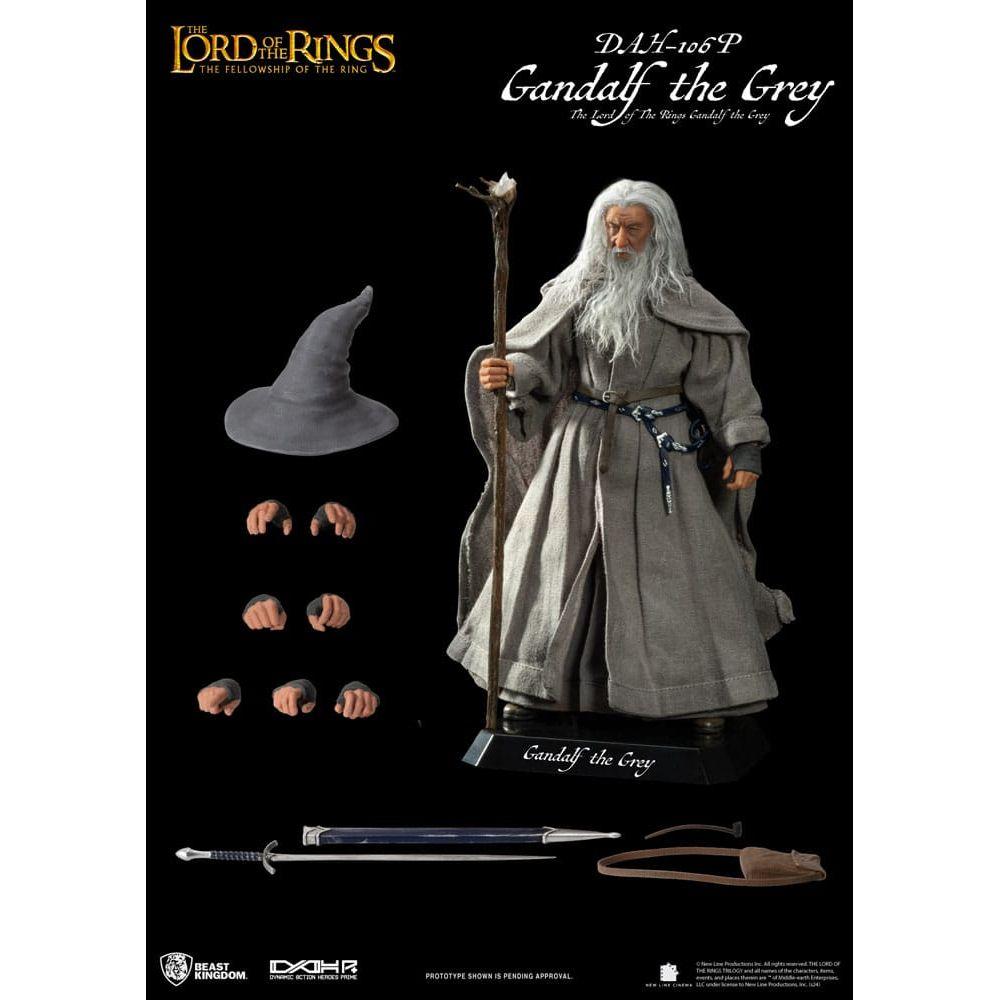 Lord of the Rings Dynamic 8ction Heroes Action Figure 1/9 Gandalf the Grey 21 cm - The Happy Toy Store