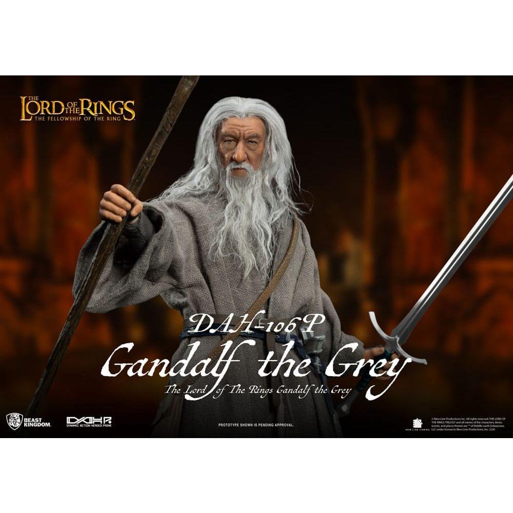 Lord of the Rings Dynamic 8ction Heroes Action Figure 1/9 Gandalf the Grey 21 cm - The Happy Toy Store