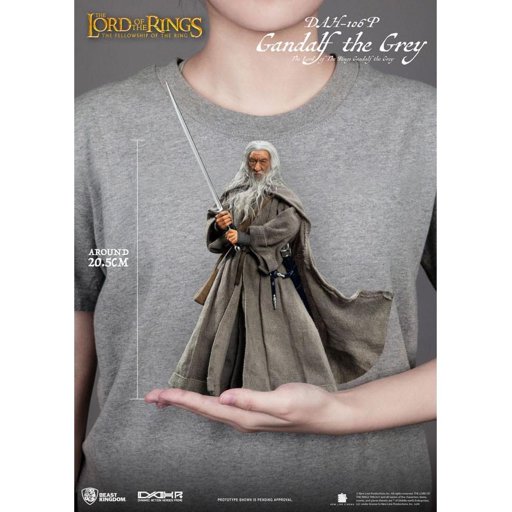 Lord of the Rings Dynamic 8ction Heroes Action Figure 1/9 Gandalf the Grey 21 cm - The Happy Toy Store