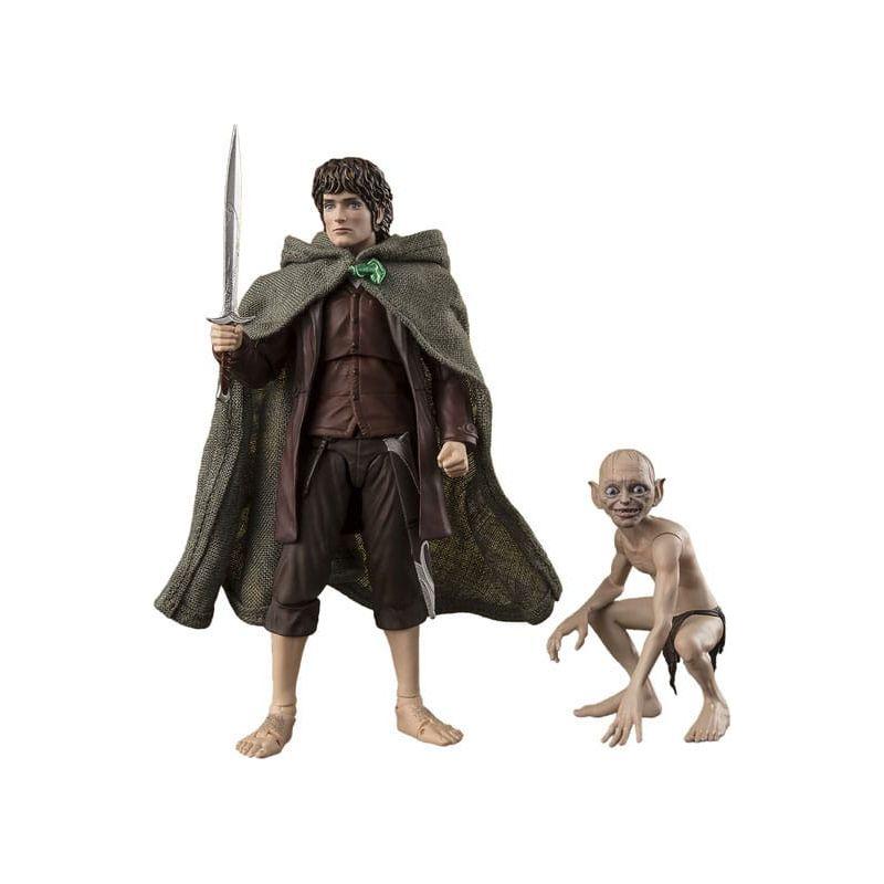 Lord of the Rings S.H. Figuarts Action Figures Frodo Baggins & Gollum - The Happy Toy Store