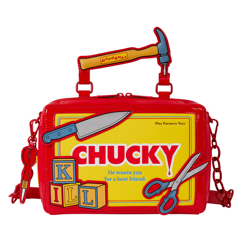 Loungefly Chucky Good Guys Tool Chest Crossbody Bag - The Happy Toy Store