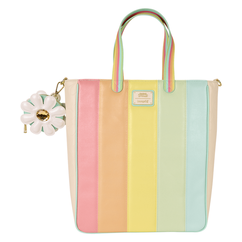 Loungefly Classic Trolls Plush Glitter Tote Crossbody Bag with Coin Bag - The Happy Toy Store