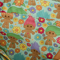 Loungefly Classic Trolls Plush Glitter Tote Crossbody Bag with Coin Bag - The Happy Toy Store