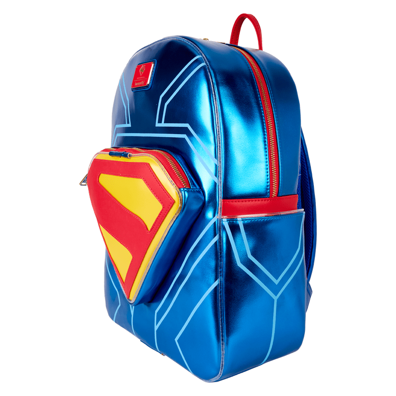 Loungefly DC Comics Superman Light Up Glow Full - Size Backpack - The Happy Toy Store