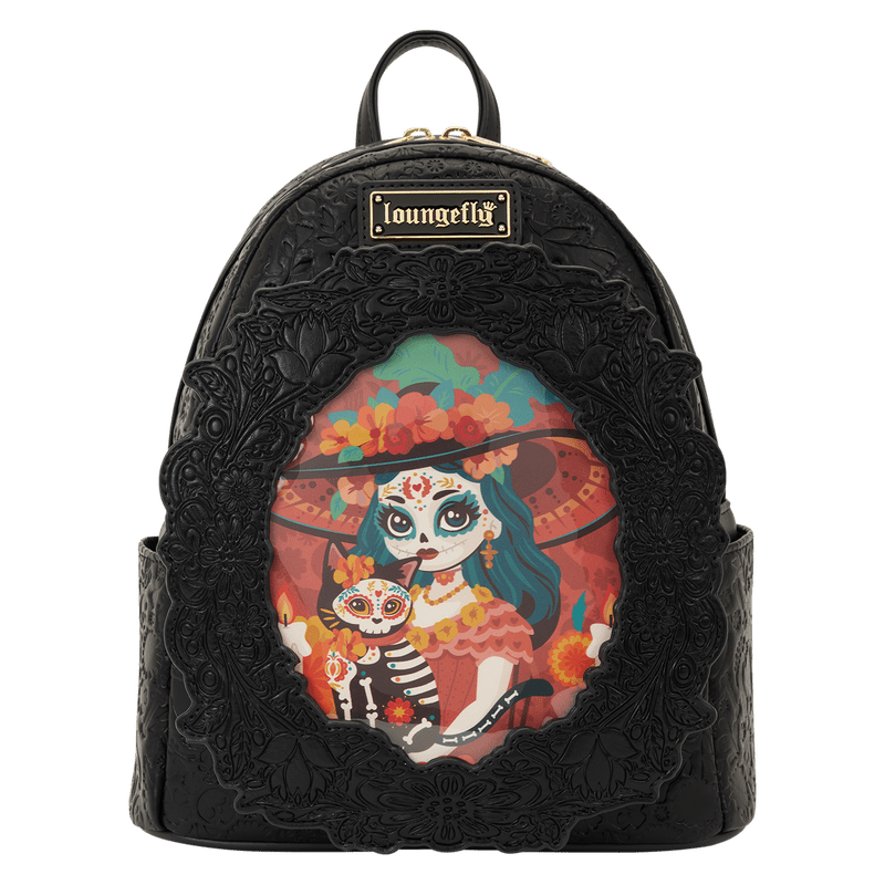Loungefly Día de los Muertos La Catrina Photo Insert Mini Backpack - The Happy Toy Store