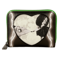 Loungefly Disney Frankenweenie Sparky & Persephone Glow Zip Around Wallet - The Happy Toy Store