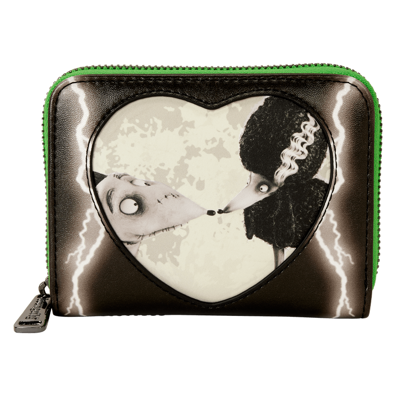 Loungefly Disney Frankenweenie Sparky & Persephone Glow Zip Around Wallet - The Happy Toy Store