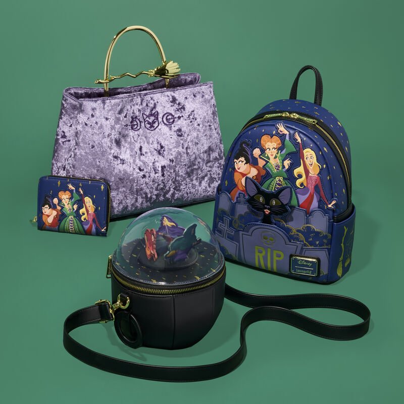 Loungefly Disney Hocus Pocus Velvet Crossbody Bag - The Happy Toy Store