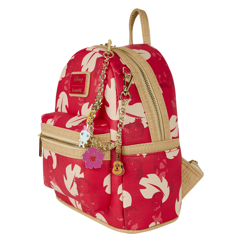 Loungefly Disney Lilo & Stitch Charm Cosplay Mini Backpack - The Happy Toy Store