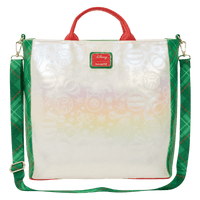 Loungefly Disney Lilo & Stitch Holiday Tote Pin Trader Crossbody Bag - The Happy Toy Store