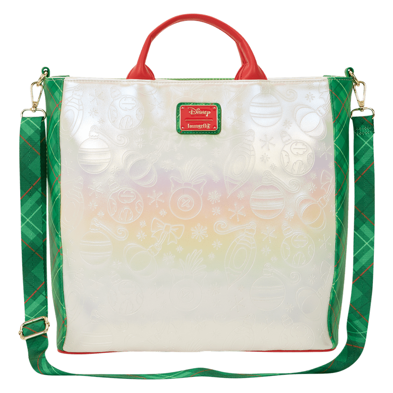Loungefly Disney Lilo & Stitch Holiday Tote Pin Trader Crossbody Bag - The Happy Toy Store