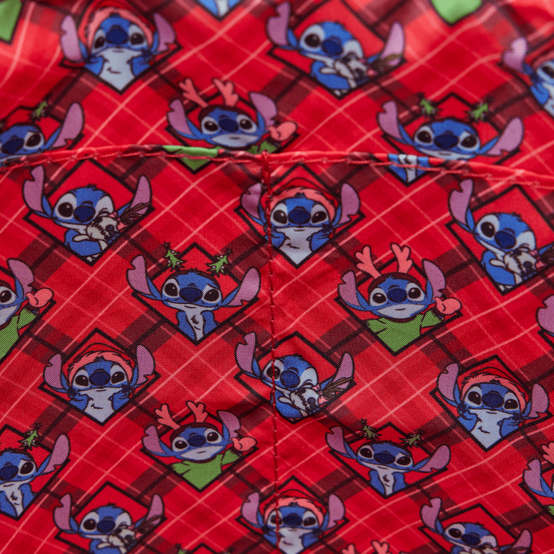 Loungefly Disney Lilo & Stitch Holiday Tote Pin Trader Crossbody Bag - The Happy Toy Store