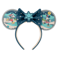 Loungefly Disney Mickey & Minnie Holiday Ear Headband - The Happy Toy Store
