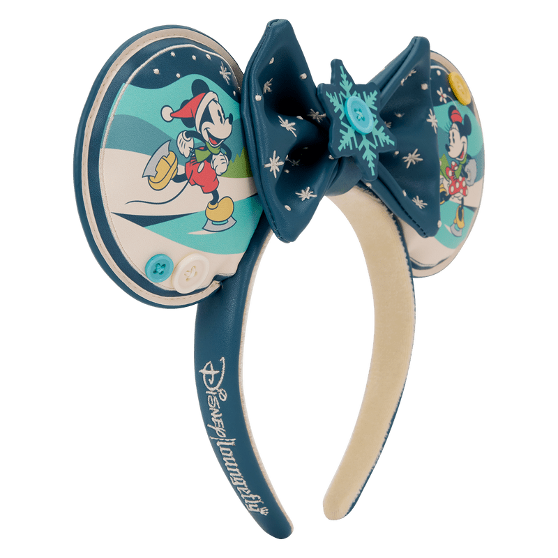 Loungefly Disney Mickey & Minnie Holiday Ear Headband - The Happy Toy Store
