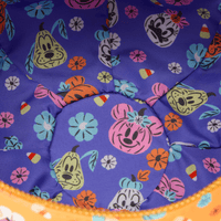 Loungefly Disney Mickey Mouse Floral Pumpkin Head Glow Figural Crossbody Bag - The Happy Toy Store