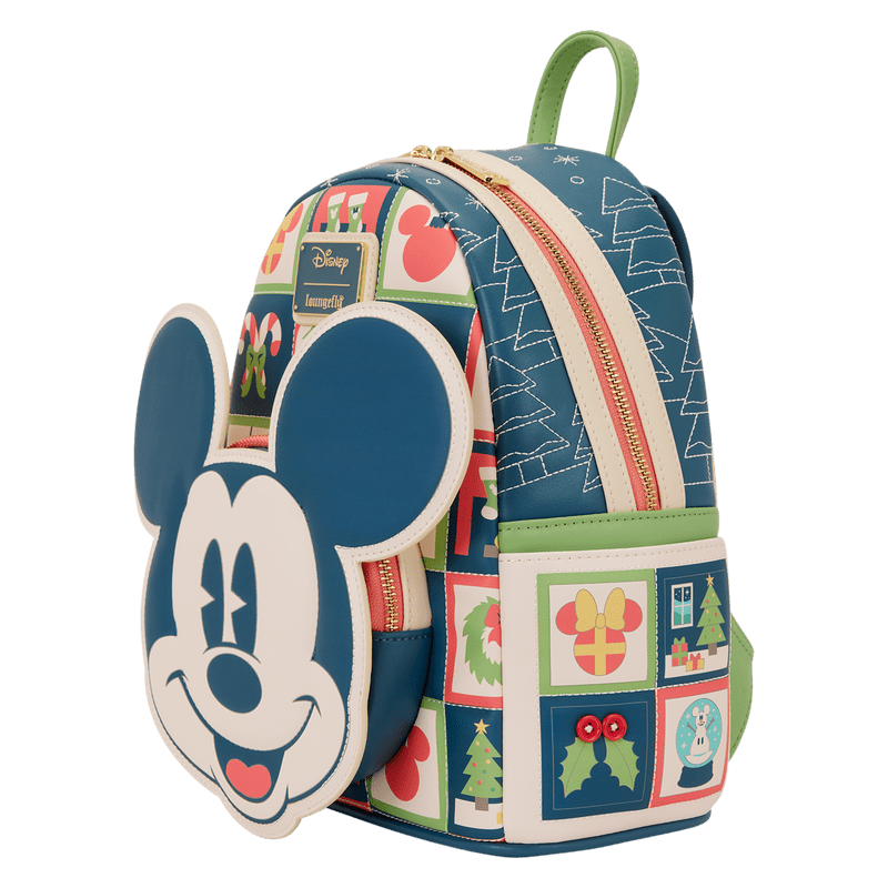 Loungefly Disney Mickey Mouse Holiday Mini Backpack - The Happy Toy Store