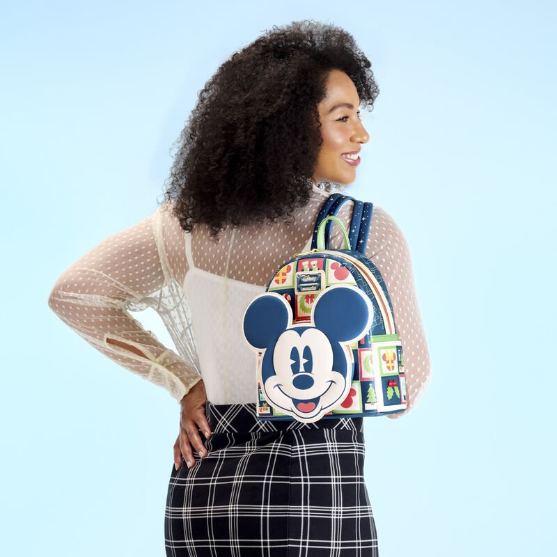 Loungefly Disney Mickey Mouse Holiday Mini Backpack - The Happy Toy Store