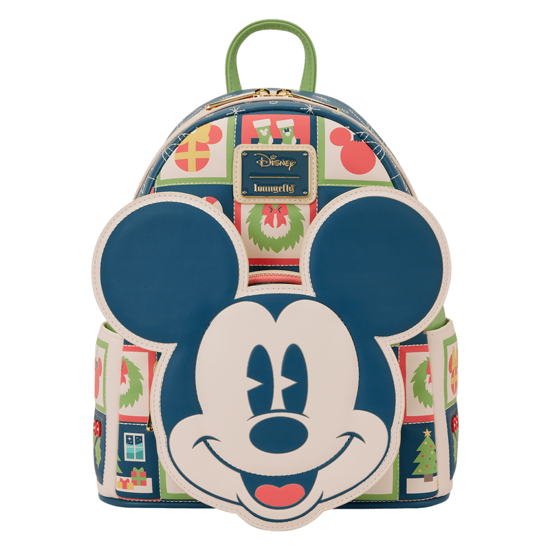 Loungefly Disney Mickey Mouse Holiday Mini Backpack - The Happy Toy Store