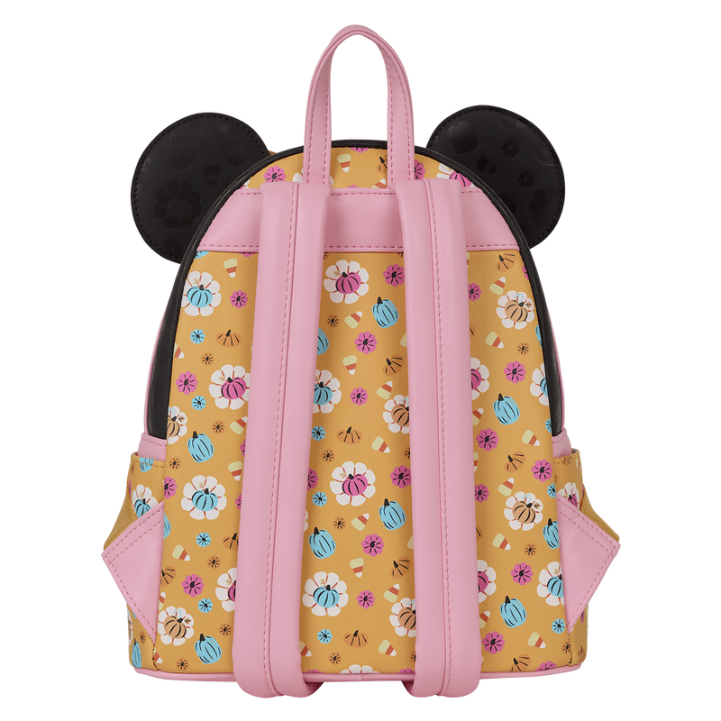 Loungefly Disney Minnie Mouse Cosplay Floral Pumpkin Glow Mini Backpack - The Happy Toy Store